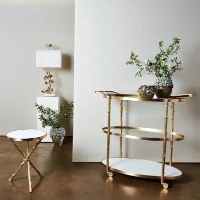 Arbor Bar Cart- Brass