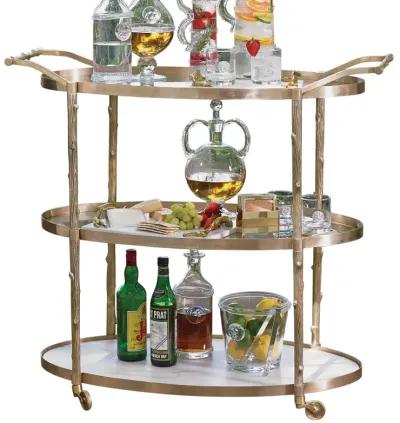 Arbor Bar Cart- Brass