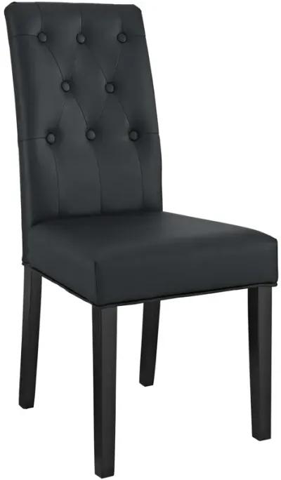 Confer Dining Side Chair Vinyl Set of 4