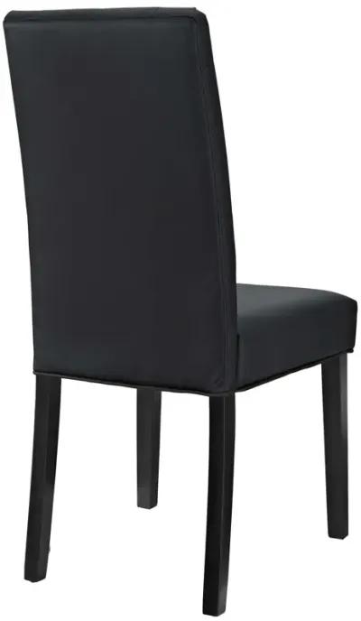 Confer Dining Side Chair Vinyl Set of 4