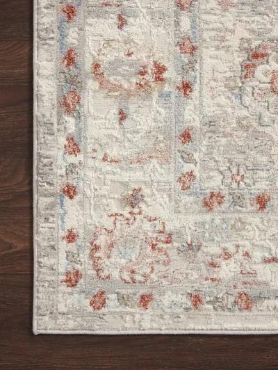 Estelle EST01 Ivory/Rust 5'3" x 7'8" Rug