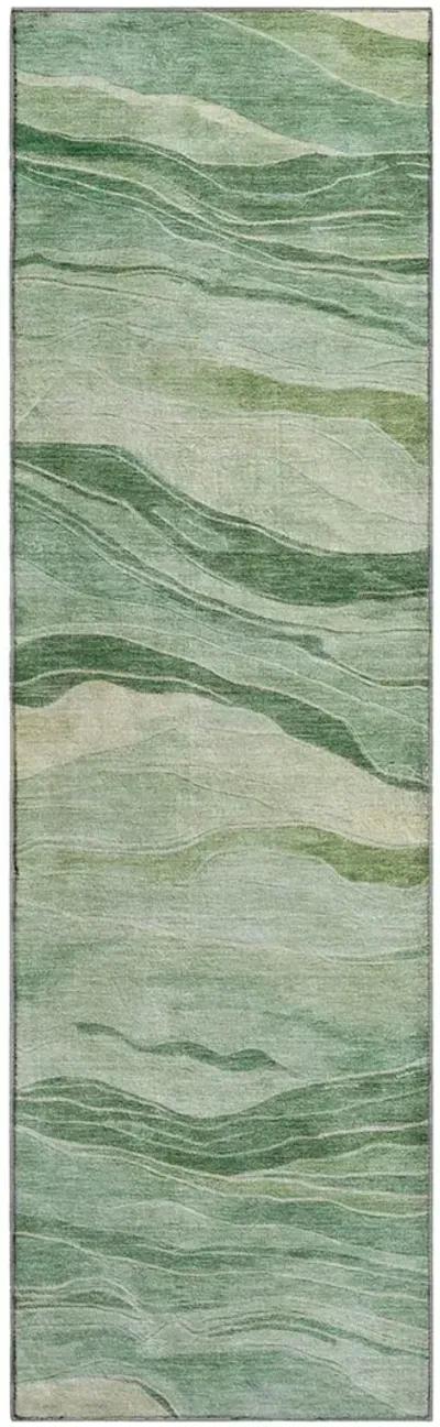 Pacifica PA6 Green 2'3" x 7'6" Rug