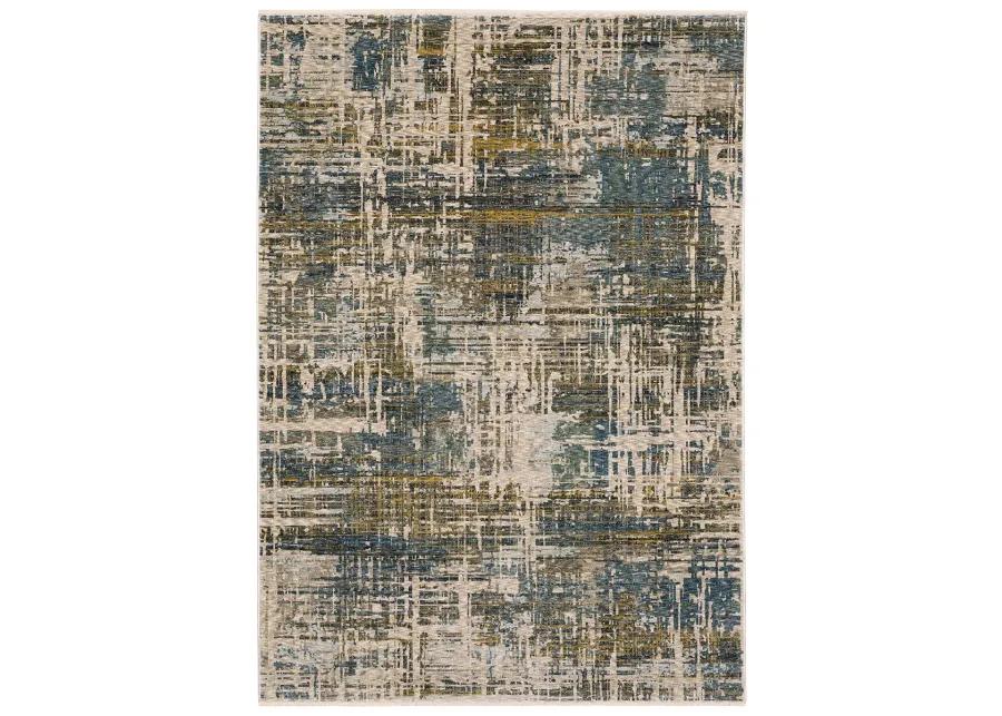 Hayden 5'3" x 7'6" Blue Rug