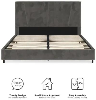 Maverick Velvet Upholstered Bed