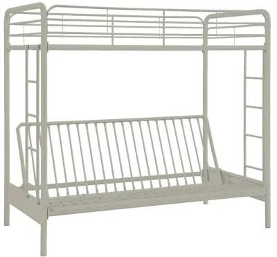 Atwater Living Metal Twin Over Futon Bunk Bed