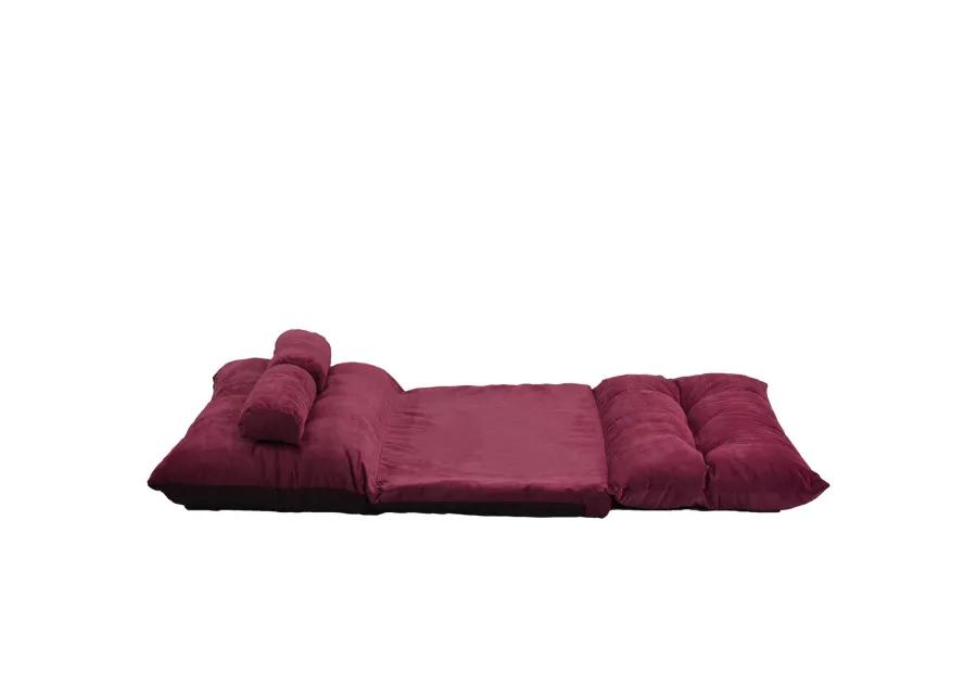 Merax Lazy Sofa Adjustable Folding Futon Sofa