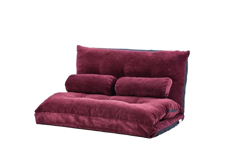 Merax Lazy Sofa Adjustable Folding Futon Sofa