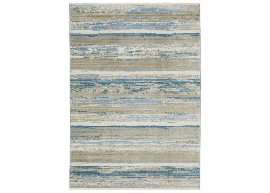 Bauer 5'3" x 7'6" Blue Rug