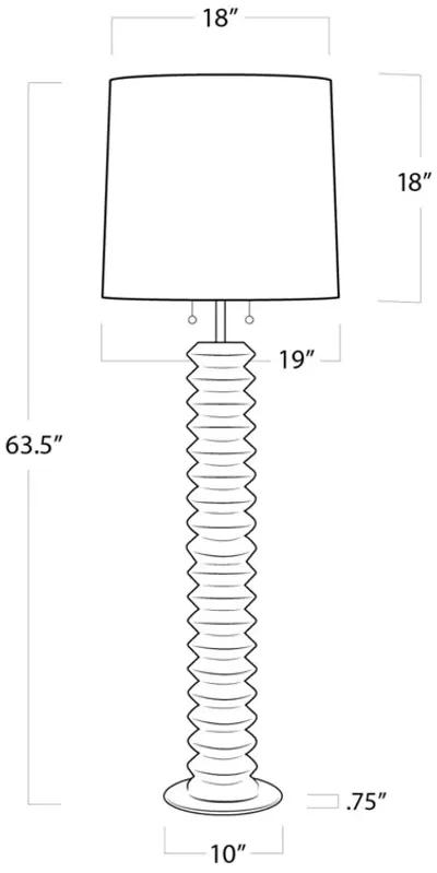 Coastal Living Accordion Floor Lamp