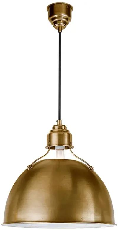 Eugene Medium Brass Pendant