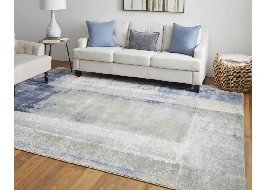 Clio 39K3F Blue/Green/Ivory 2'9" x 7'10" Rug