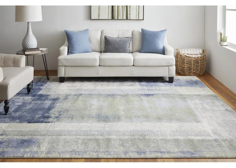 Clio 39K3F Blue/Green/Ivory 2'9" x 7'10" Rug