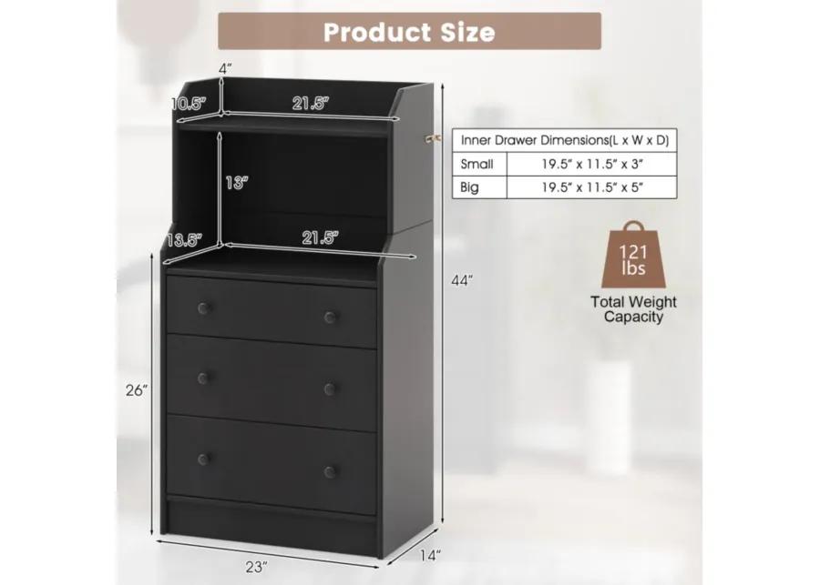 Hivvago Modern Storage Dresser with Anti-toppling Device