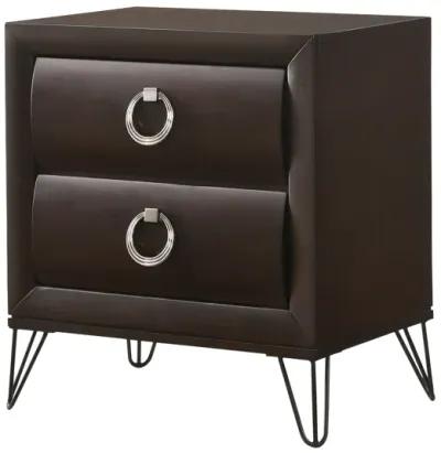 ACME Tablita Nightstand, Dark Merlot