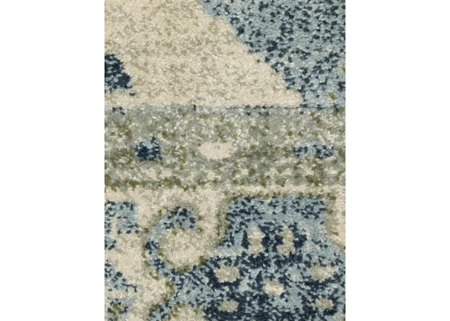 Branson 6'7" x 9'2" Blue Rug