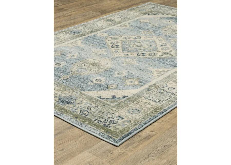 Branson 6'7" x 9'2" Blue Rug