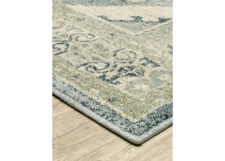 Branson 6'7" x 9'2" Blue Rug