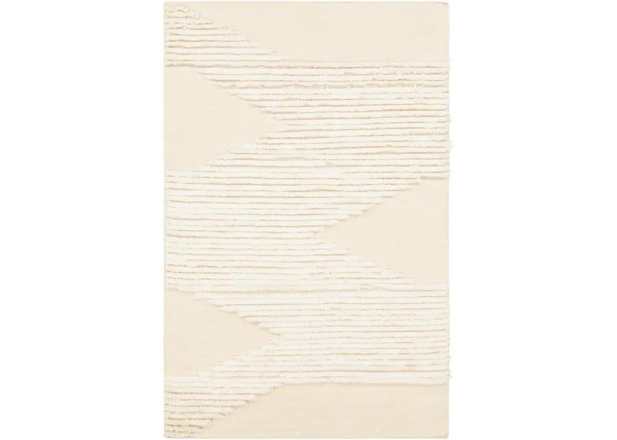 Apache APA-2301 2' x 3' White Rug