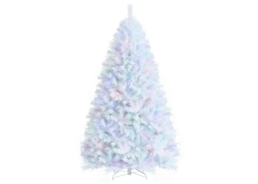 Iridescent Tinsel Artificial Christmas Tree with 1156 Branch Tips