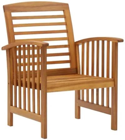 vidaXL Garden Chairs 2 pcs Solid Acacia Wood