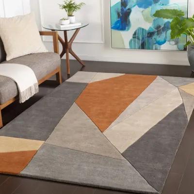 Forum FM-7224 9' x 12' Orange Rug