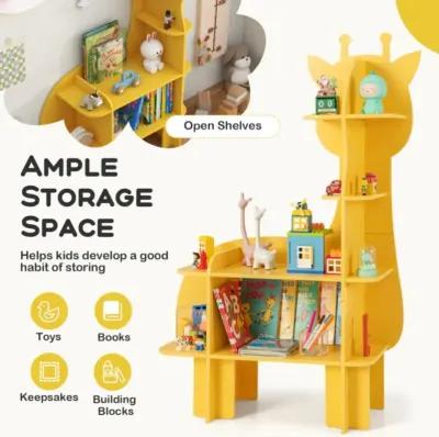 Hivvago Kids Bookcase Shelf Toy Storage Organizer with Open Storage Shelves