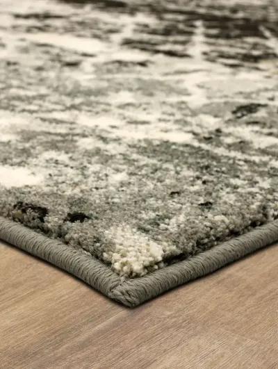 Artisan by Scott Living Frotage Willow gray 2'4" x 7'10" Rug