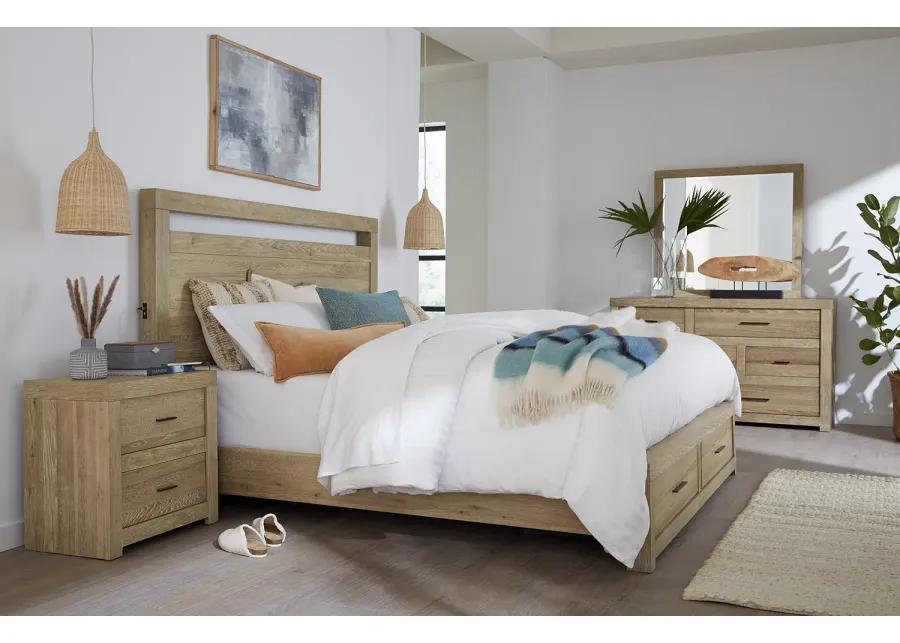 Modern Loft Queen Khaki 2-Piece Bedroom Set