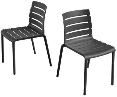 STACKABLE OUTDOOR & INDOOR  RYLAN CHAIR (Set of 2)