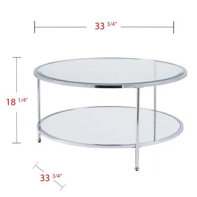 Ackerly Silver Round Cocktail Table