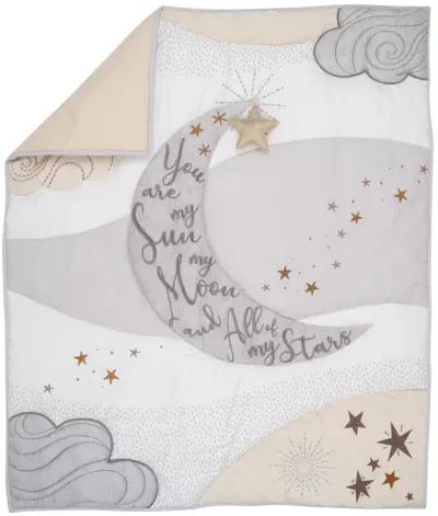 Lambs & Ivy Goodnight Moon 3-Piece Celestial Nursery Baby Crib Bedding Set