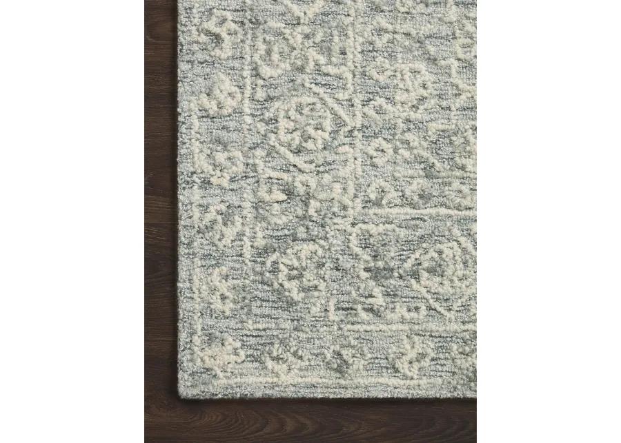 Cecelia CEC01 Ocean/Ivory 5' x 7'6" Rug