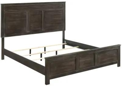 New Classic Furniture Furniture Andover Contemporary Solid Wood 6/0 Wk California King Bed in Nutmeg