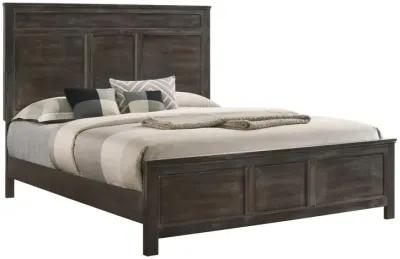 New Classic Furniture Furniture Andover Contemporary Solid Wood 6/0 Wk California King Bed in Nutmeg