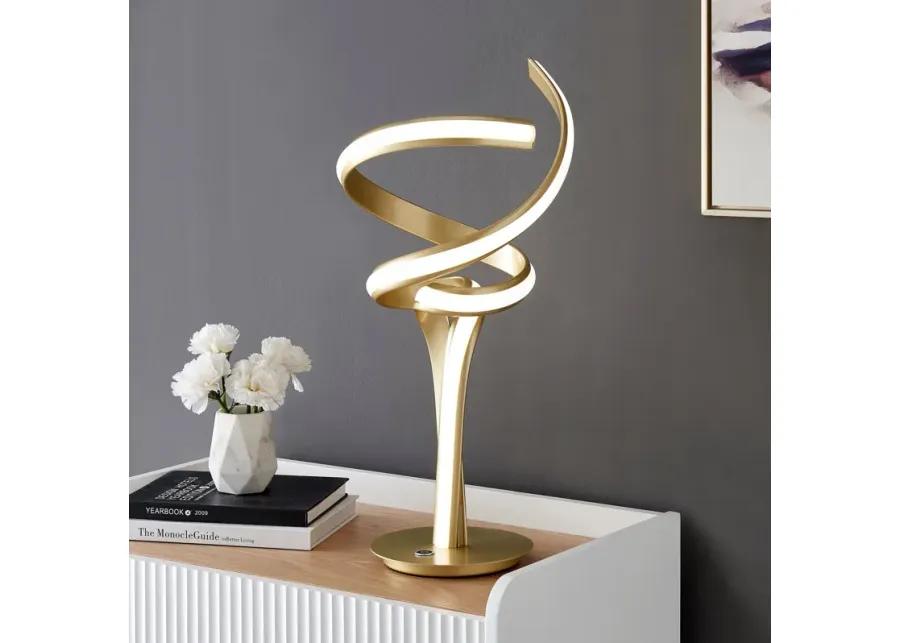 Munich Table Lamp Gold Metal Dimmable Integrated LED