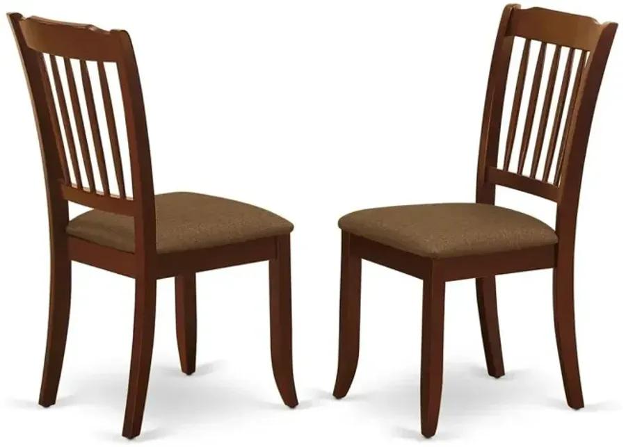 Dining Room Set Mahogany, DLDA3-MAH-C