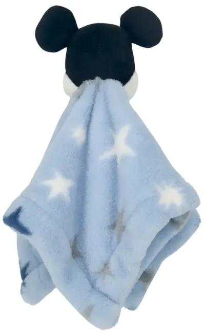 Lambs & Ivy Disney Baby Mickey Mouse Stars Blue Lovey/Security Blanket