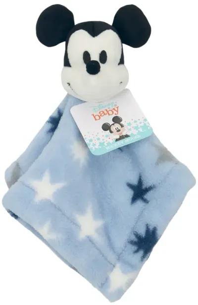 Lambs & Ivy Disney Baby Mickey Mouse Stars Blue Lovey/Security Blanket