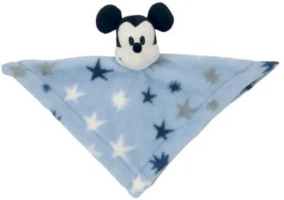 Lambs & Ivy Disney Baby Mickey Mouse Stars Blue Lovey/Security Blanket