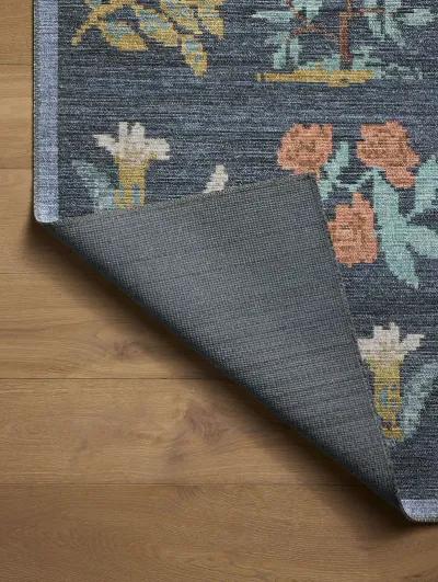 Rosa RSA-03 Navy 7''6" x 9''6" Rug by Rifle Paper Co.