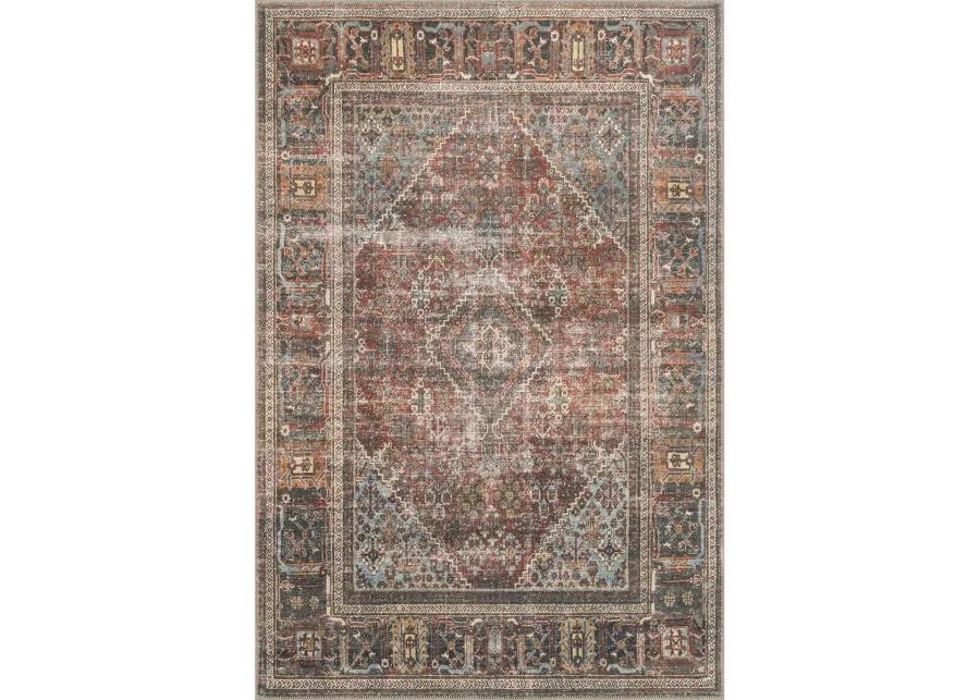 Loren LQ13 Brick/Midnight 5' x 7'6" Rug