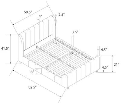 Valentina Kids' Full Upholstered Bed