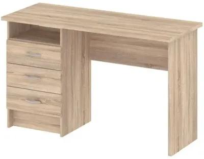 Tvilum Whitman Desk with 3 Drawers, Oak Structure