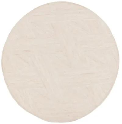 Naturals Tobago Vero White 8' Round Rug