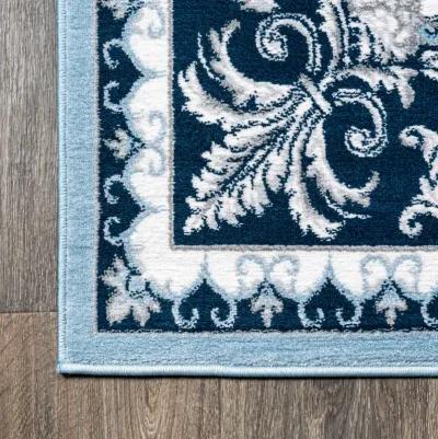 Acanthus French Border Area Rug