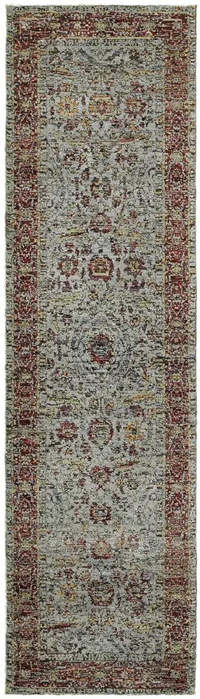 Andorra 2'3" x 8' Blue Rug