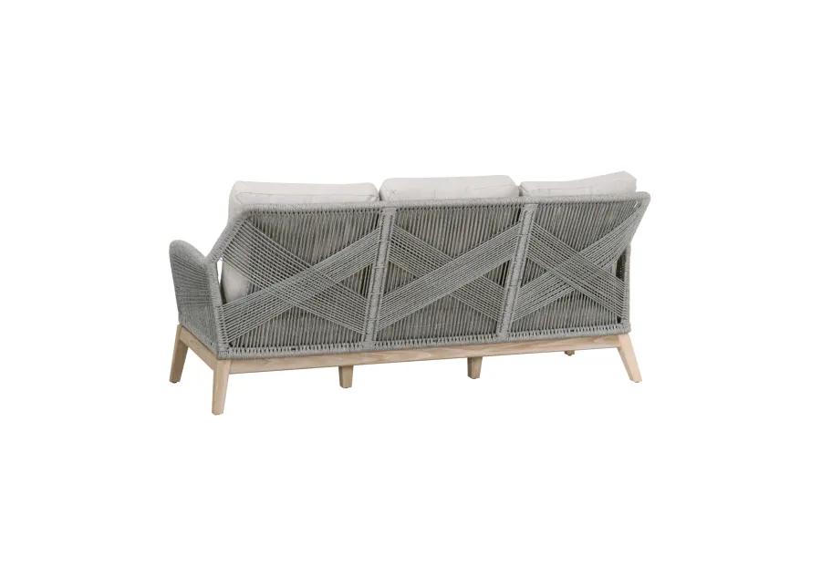 Loom Outdoor 79" Sofa in Platinum