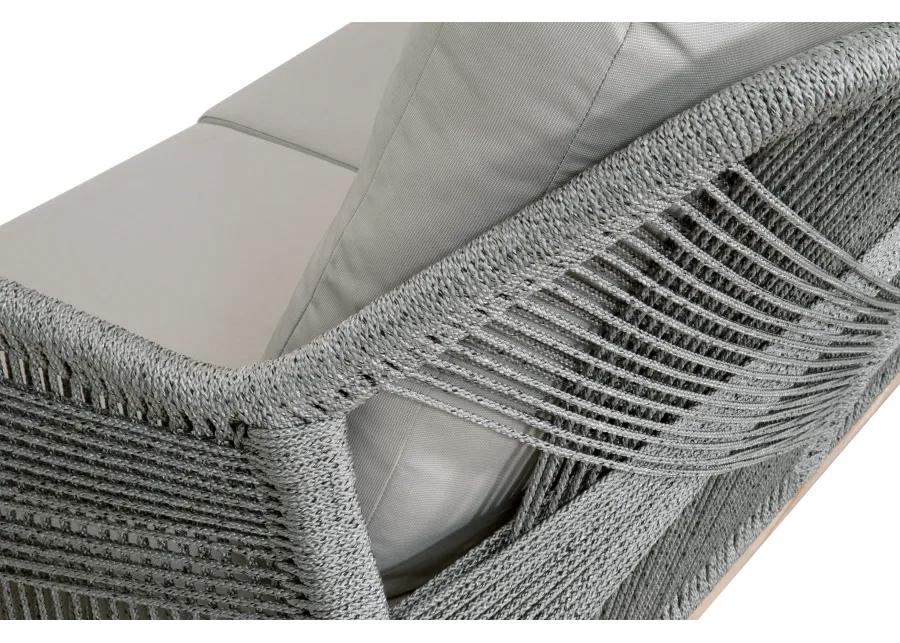 Loom Outdoor 79" Sofa in Platinum