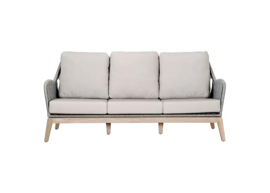 Loom Outdoor 79" Sofa in Platinum