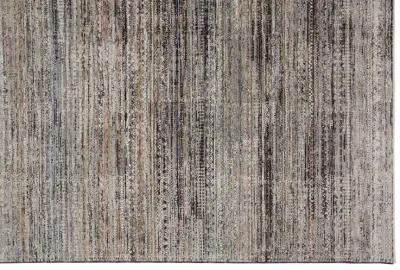 Caprio 3959F Ivory/Gray/Black 2'6" x 10' Rug